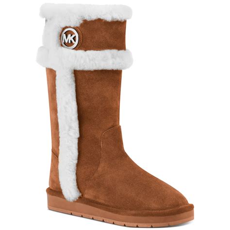 michael kors winter boots suede.